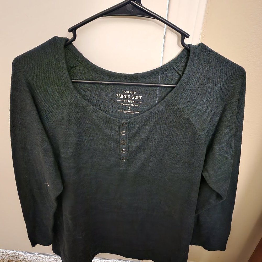 Torrid Emerald sweater